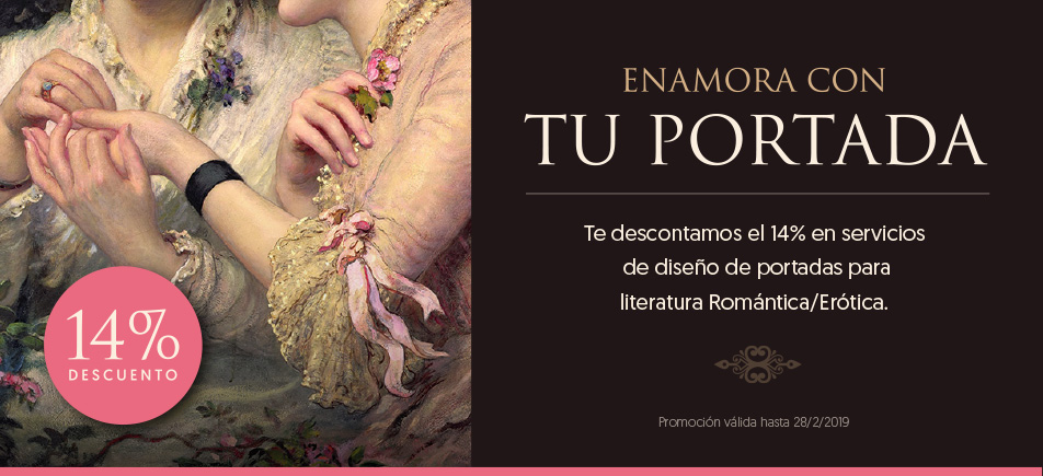 Descuento para diseño de portadas para literatura Romántica o Erótica